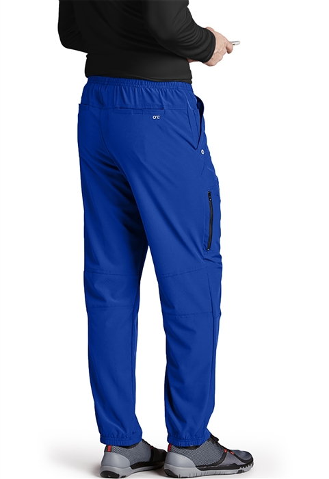 Barco One Men's 7-Pocket Scrub Pants in various colors - view 2