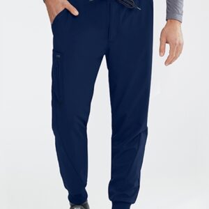 Barco One Men's 6 Pocket Jogger Scrub Pants in various colors