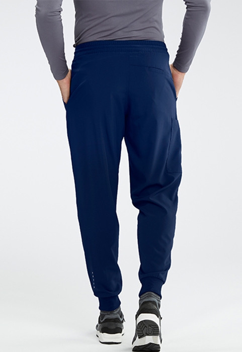 Barco One Men's 6 Pocket Jogger Scrub Pants in various colors - view 2