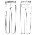 Skechers Women's Tapered Scrub Pants - stylish healthcare uniform - view 5