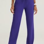 Skechers by Barco Slip-ins Scrub Pants SKP668, slim straight fit nursing uniform.
