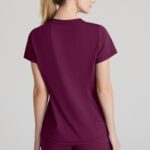 Skechers by Barco medical scrubs - Slip-ins Scrub Tops #SKT221 with tulip hem - view 2