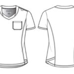 Skechers by Barco medical scrubs - Slip-ins Scrub Tops #SKT221 with tulip hem - view 3