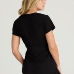 Skechers Maternity Scrub Top #SKT269 by Barco, soft and stretchy healthcare uniform for moms-to-be. - view 3