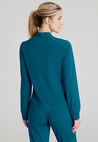 Skechers by Barco women's 3 pocket warm-up jacket in various colors - view 2