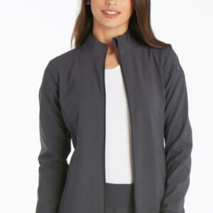 Cherokee iFlex Zip Front Scrub Jacket CK303 for nursing professionals in multiple colors.