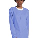 Cherokee Workwear ULTRA Unisex Snap Front Warm Up Jacket in various colors - view 4