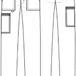 Cherokee Allura Men's Fly Front Cargo Scrub Pants - Comfortable nursing scrubs - view 4