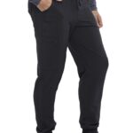 Cherokee Allura Men's Mid Rise Jogger Scrub Pants CKA189 in black