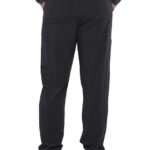 Cherokee Allura Men's Mid Rise Jogger Scrub Pants CKA189 in black - view 4