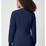 Cherokee Allura Women's Zip Front Scrub Jacket CKA384 - Stretch Nursing Jacket - view 2