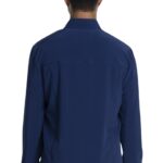 Cherokee Allura Men's Zip Front Scrub Jacket - Stretch Nursing Jacket - view 2