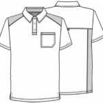 Cherokee WorkWear Men's Polo Scrub Shirt in Black, Navy, Pewter, Wine - view 2