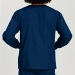 Landau Scrub Zone Unisex Warm-Up Jacket in various colors - view 3