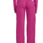 Med Couture MC Insight Wide Leg Scrub Pants for Women with ruched design - view 3