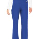 Med Couture Maternity Scrub Pants - Straight Leg, 3 Pockets, Knit Waist - view 3