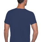 Men's 3 Pocket Scrub Top by Med Couture in various colors - view 2