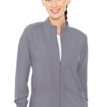 Med Couture MC Insight Women's Scrub Jacket with zip front and patch pockets
