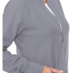 Med Couture MC Insight Women's Scrub Jacket with zip front and patch pockets - view 2