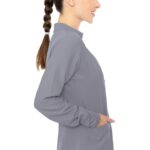 Med Couture MC Insight Women's Scrub Jacket with zip front and patch pockets - view 4