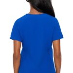 Med Couture Maternity Scrub Top V-Neck with adjustable fit and pockets - view 3