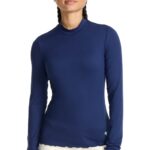 Med Couture MC Layers Mock Neck Underscrub in black and navy options