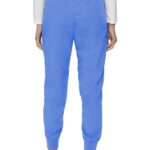 Med Couture Touch Double Cargo Jogger 6-Pocket Stretch Scrub Pants in various colors - view 3