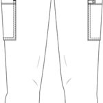 Med Couture Touch Double Cargo Jogger 6-Pocket Stretch Scrub Pants in various colors - view 5