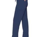 Med Couture Touch Yoga Scrub Pants with jersey waistband and 6 pockets - view 4