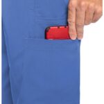Hutton Men's Scrub Pants by Med Couture with 6 pockets and zip fly - view 2