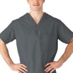 Medline AngelStat Reversible Scrub Tops #610 in various colors - view 2