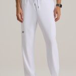 Skechers by Barco Men's 5-Pocket Straight Leg Scrub Pants in various colors