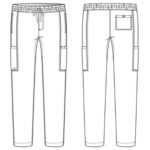 Skechers by Barco Men's 5-Pocket Straight Leg Scrub Pants in various colors - view 5