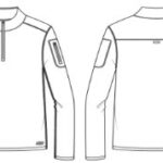 Skechers by Barco Slip-ins Men's Propel Mock Neck Tops in Black, nursing scrubs - view 4