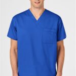 WonderWink WonderWORK Unisex V-Neck Scrub Top - Modern Fit Healthcare Uniform