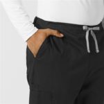 WonderWink WonderWORK Men's Jogger Scrub Pants in various colors - view 4