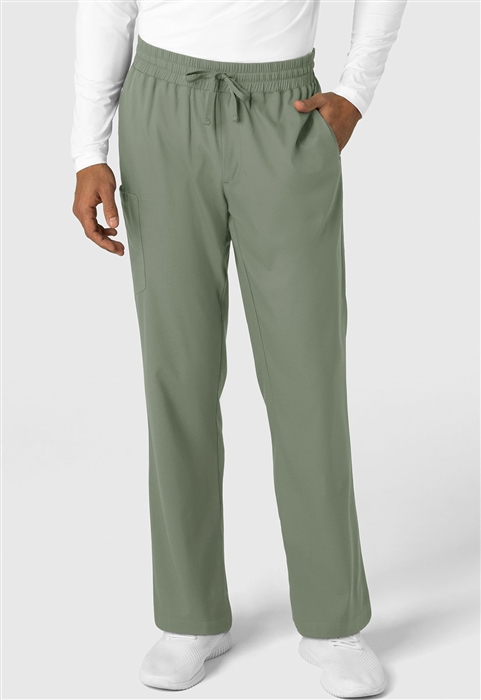 Wink Boundless Men's Straight Leg Scrub Pants by WonderWink in various colors