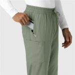 Wink Boundless Men's Straight Leg Scrub Pants by WonderWink in various colors - view 3