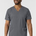 Wink Boundless Unisex V-Neck Scrub Tops by WonderWink in various colors