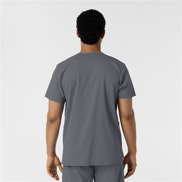 Wink Boundless Unisex V-Neck Scrub Tops by WonderWink in various colors - view 2