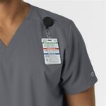 Wink Boundless Unisex V-Neck Scrub Tops by WonderWink in various colors - view 4