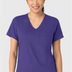 Wink Boundless Women's Tuck-In Scrub Top by WonderWink in various colors