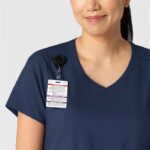 WonderWink Wink Boundless Women's V-Neck Scrub Top in various colors - view 3