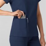 WonderWink Wink Boundless Women's V-Neck Scrub Top in various colors - view 4