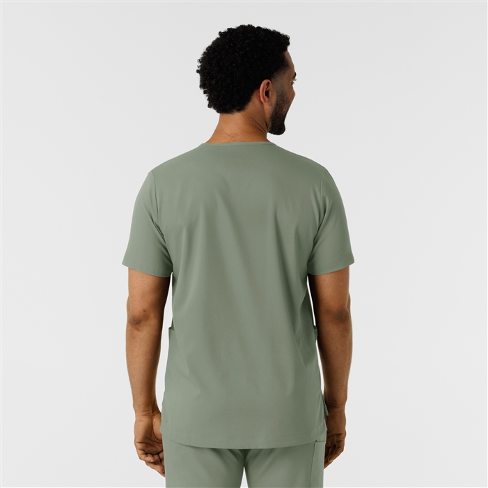 WonderWink Wink Boundless Men's V-Neck Scrub Tops in various colors - view 2