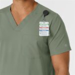 WonderWink Wink Boundless Men's V-Neck Scrub Tops in various colors - view 3