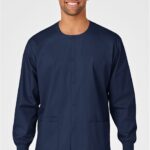 WonderWink WonderWORK Unisex Snap Jacket for healthcare professionals