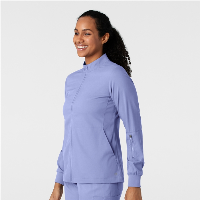 WonderWink Wink Boundless Warm-Up Scrub Jackets in various colors - view 3